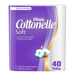 Papel Cottonelle (40 rollos)
