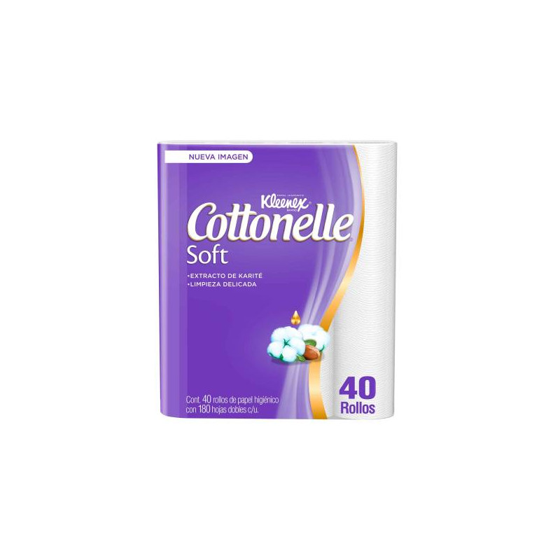 Papel Cottonelle (40 rollos)